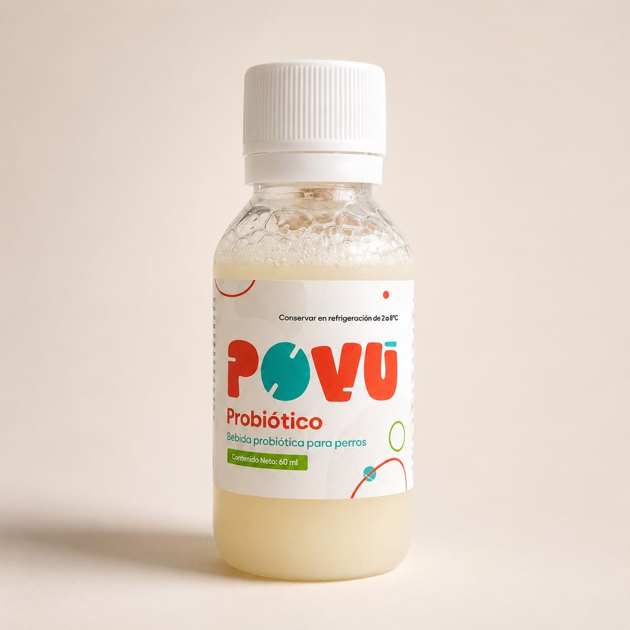 Botella de POVU de 60 ml